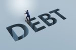 © Elnur - stock.adobe.com Schriftzug DEBT